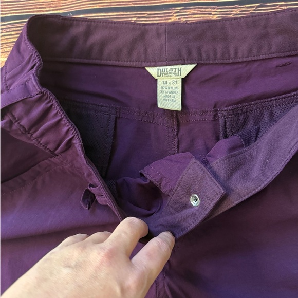 Duluth Trading Co Deep Purple Pants - Picture 7 of 8